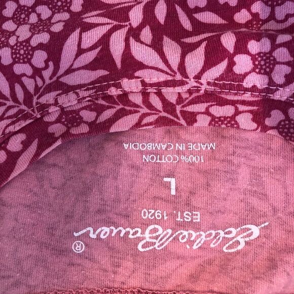 Short Sleeve Flowered T Shirt - Picture 4 of 4